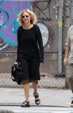 MEG RYAN Out and About in New York 09/06/2016