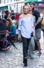 MEGAN MCKENNA Arrives at Gilgamesh in London 09/01/2016