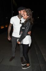 MEGAN MCKENNA Leaves Tattu Restaurant in Manchester 09/15/2016