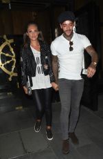 MEGAN MCKENNA Leaves Tattu Restaurant in Manchester 09/15/2016