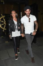 MEGAN MCKENNA Leaves Tattu Restaurant in Manchester 09/15/2016