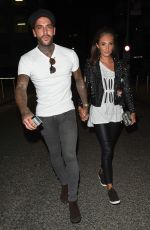 MEGAN MCKENNA Leaves Tattu Restaurant in Manchester 09/15/2016