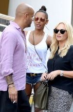 MELANIE BROWN and EMMA BUNTON Out for Lunch at Mondrain Hotel in West Hollywood 09/17/2016