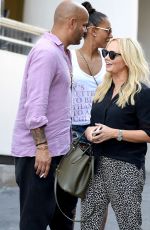 MELANIE BROWN and EMMA BUNTON Out for Lunch at Mondrain Hotel in West Hollywood 09/17/2016