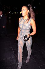 MELANIE BROWN in Jumpsuit Out for Dinner in West Hollywood 08/22/2016