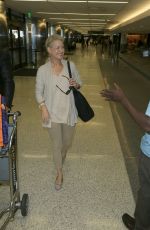 MELODY ANDERSON at LAX Airport in Los Angeles 09/06/2016