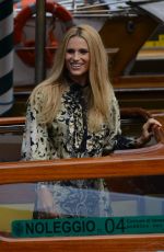 MICHELLE HUNZIKER Arrives at 73rd Venice Film Festival 09/05/2016