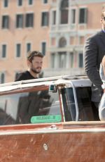 MICHELLE HUNZIKER Arrives in Venice 09/02/2016