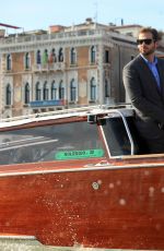 MICHELLE HUNZIKER Arrives in Venice 09/02/2016