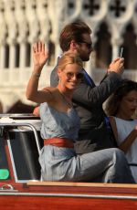 MICHELLE HUNZIKER Arrives in Venice 09/02/2016