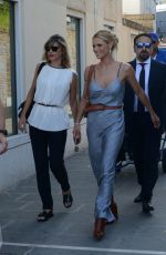 MICHELLE HUNZIKER Arrives in Venice 09/02/2016