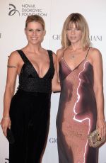 MICHELLE HUNZIKER at Novak Djokovic Foundation Gala Dinner in Milan 09/20/2016