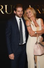 MICHELLE HUNZIKER at Trussardi Fashion Show in Milan 09/25/2016