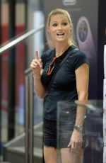 MICHELLE HUNZIKER Shopping at Media World in Milan 09/04/2016