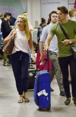 MICHELLE KEEGAN at Heathrow Airport in London 08/30/2016