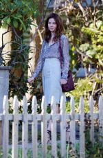 MICHELLE MONAGHAN on the Set of 