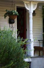 MICHELLE MONAGHAN on the Set of 