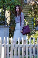 MICHELLE MONAGHAN on the Set of 