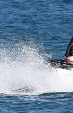 MICHELLE RODRIGUEZ Jet Skiing in Malibu 09/03/2016