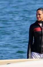 MICHELLE RODRIGUEZ Jet Skiing in Malibu 09/03/2016