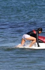 MICHELLE RODRIGUEZ Jet Skiing in Malibu 09/03/2016