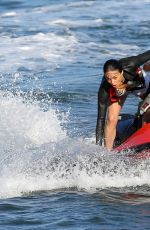 MICHELLE RODRIGUEZ Jet Skiing in Malibu 09/03/2016