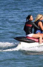 MICHELLE RODRIGUEZ Jet Skiing in Malibu 09/03/2016