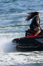 MICHELLE RODRIGUEZ Jet Skiing in Malibu 09/03/2016