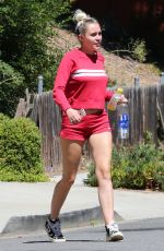 MILEY CYRUS at Santa Monica Blvd in Los Angeles 08/18/2016