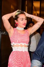 MILEY CYRUS on the Set of Today Show in New York 09/16/2016