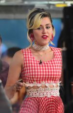 MILEY CYRUS on the Set of Today Show in New York 09/16/2016