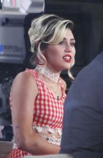 MILEY CYRUS on the Set of Today Show in New York 09/16/2016