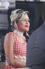 MILEY CYRUS on the Set of Today Show in New York 09/16/2016