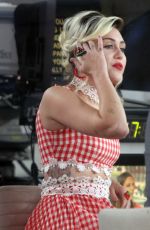 MILEY CYRUS on the Set of Today Show in New York 09/16/2016
