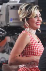 MILEY CYRUS on the Set of Today Show in New York 09/16/2016