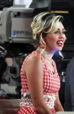 MILEY CYRUS on the Set of Today Show in New York 09/16/2016