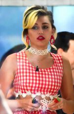 MILEY CYRUS on the Set of Today Show in New York 09/16/2016