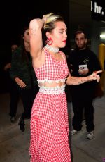 MILEY CYRUS on the Set of Today Show in New York 09/16/2016