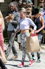 MILEY CYRUS Out Shopping in Los Angeles 09/09/2016