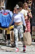 MILEY CYRUS Out Shopping in Los Angeles 09/09/2016