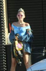MILEY CYRUS Out to Lunch at Nobu in Malibu 09/05/2016
