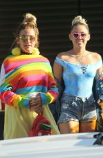MILEY CYRUS Out to Lunch at Nobu in Malibu 09/05/2016