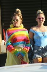MILEY CYRUS Out to Lunch at Nobu in Malibu 09/05/2016