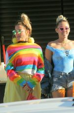 MILEY CYRUS Out to Lunch at Nobu in Malibu 09/05/2016