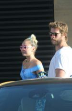 MILEY CYRUS Out to Lunch at Nobu in Malibu 09/05/2016