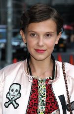 MILLIE BOBBY BROWN at The Late Show with Stephen Colbert in New York 09/13/2016