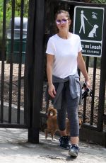 MINKA KELLY Walks Her Dog Out in Hollywood Hills 09/12/2016