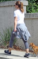 MINKA KELLY Walks Her Dog Out in Hollywood Hills 09/12/2016