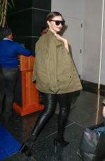 MIRANDA KERR at JFK Airport in New York 09/23/2016