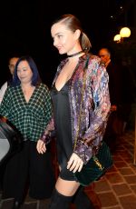 MIRANDA KERR Night Out in Milan 09/26/2016